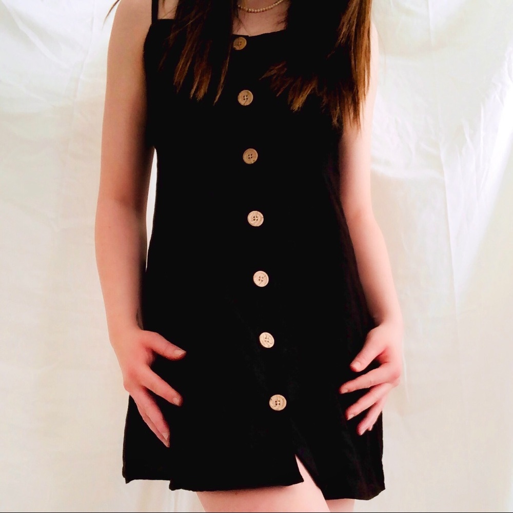 button up dress